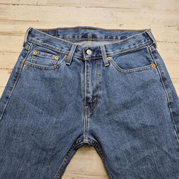 Levi's Men's 505 Jeans 30x34 Straight Leg 100% Cotton Broken In Comfortable - Picture 4 of 9